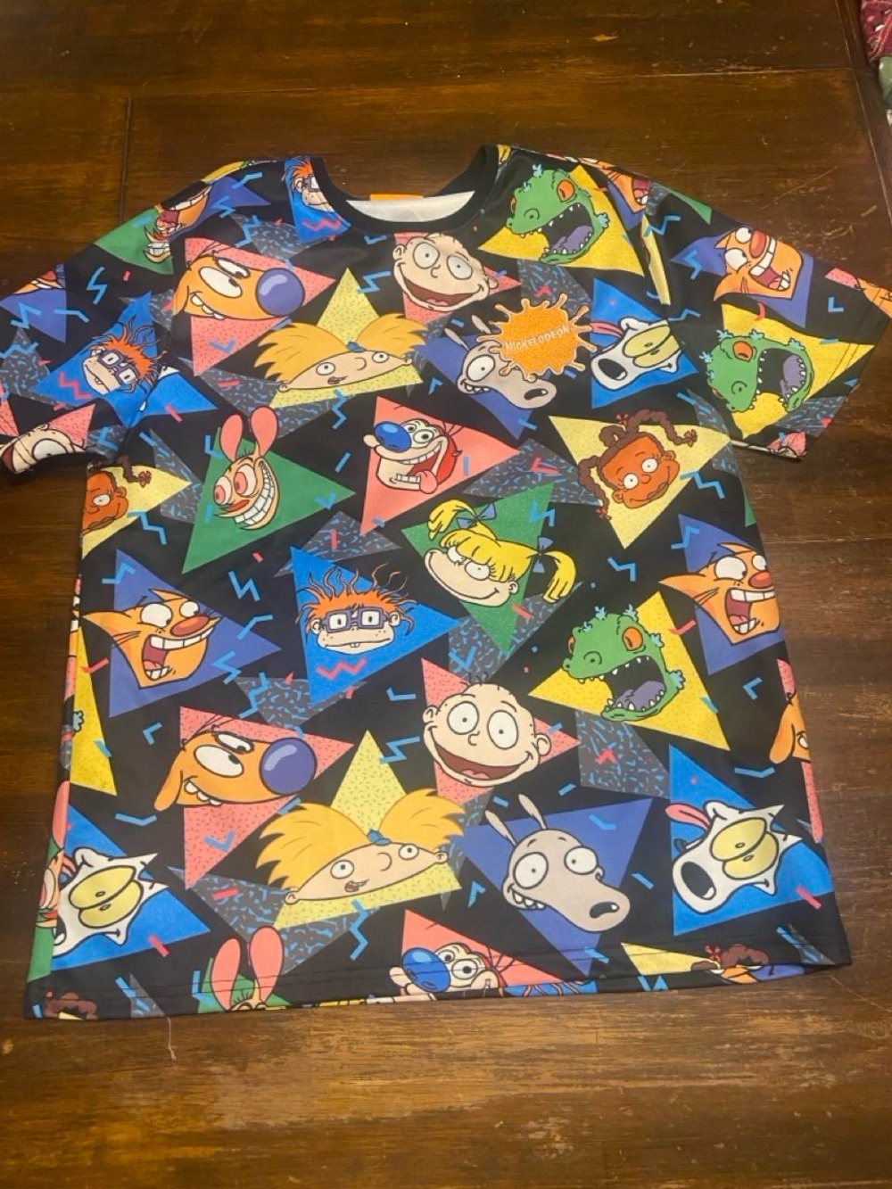 Men's Cartoon Character Graphic Tee - Multicolor